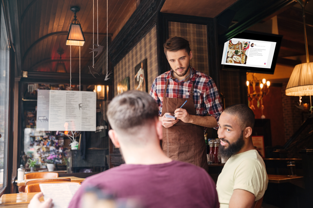 Restaurant Indoor Screen Social Wall